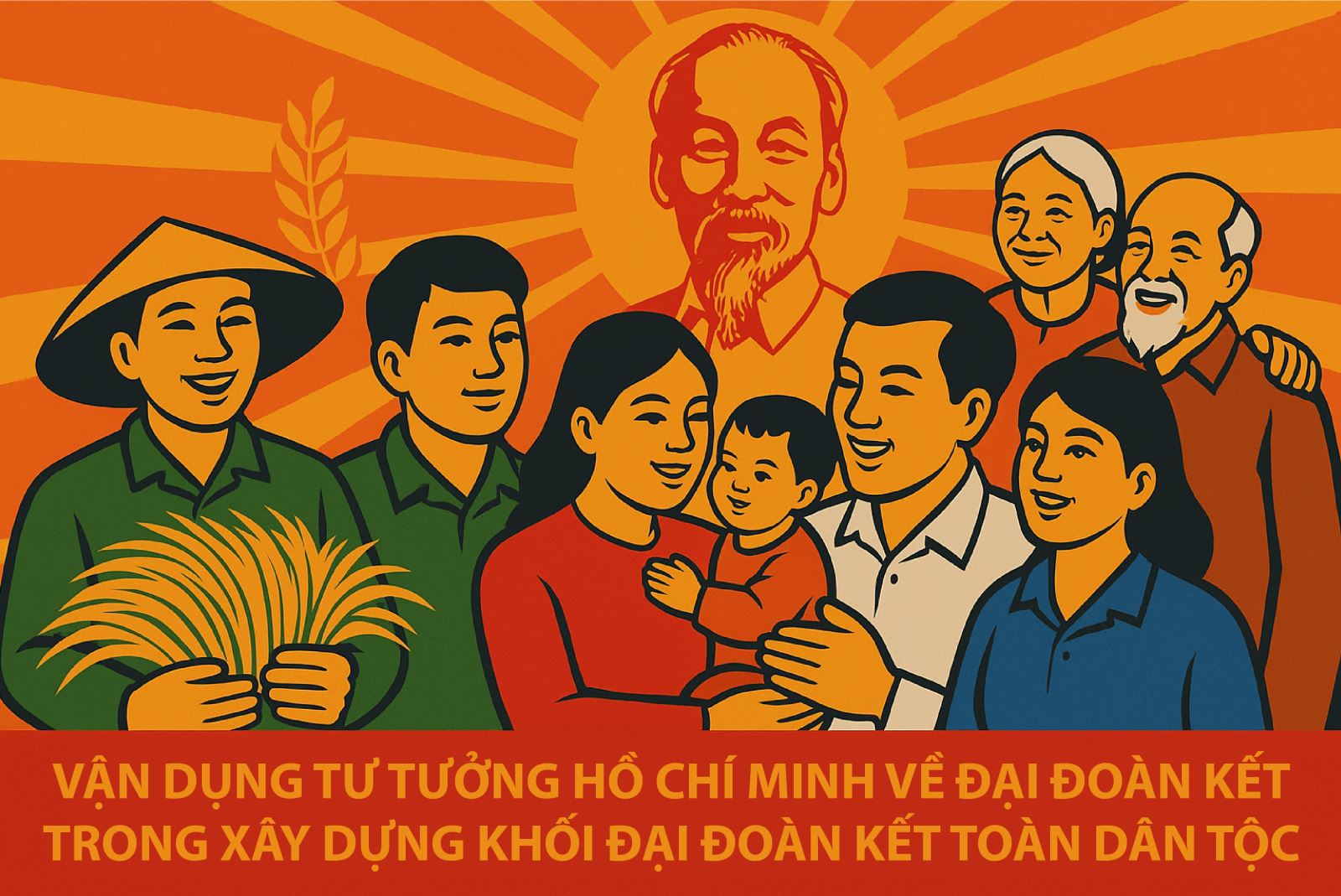 Vận dụng tư tưởng Hồ Chí Minh về đại đoàn kết trong xây dựng khối đại đoàn kết toàn dân tộc